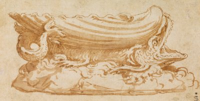 Design for a Saltcellar by Giulio Romano